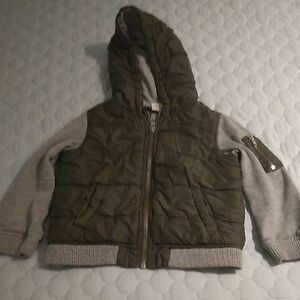 Toddlers 24M Tucker & Tate Hoodie Quilted Jacket